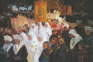 Charles Cottet Jour de Fete-Dieu a Plougastel