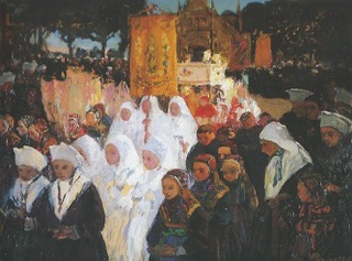 Charles Cottet Jour de Fete-Dieu a Plougastel