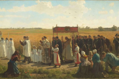 The Blessing of the Wheat in Artois by Jules Breton, painted in 1857 © Musée d'Orsay, Paris