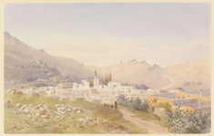 Nazareth, by Charles William Meredith van de Velde, 1851 © V&A Museum, London, Purchased with assistance of National Heritage Memorial Fund, Art Fund, Shell International, Friends of V&A