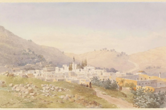 Nazareth, by Charles William Meredith van de Velde, 1851 © V&A Museum, London, Purchased with assistance of National Heritage Memorial Fund, Art Fund, Shell International, Friends of V&A