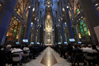 Mass in Sagrada Familia