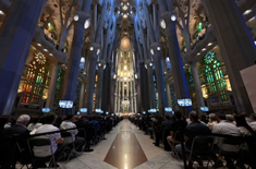 Mass in Sacrada Familia