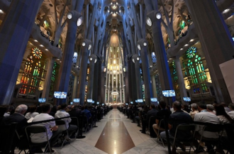 Mass in Sacrada Familia