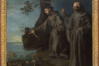 St Anthony Preaching to the Fishes by Francisco de Herrera the Elder © Detroit Institute of Arts