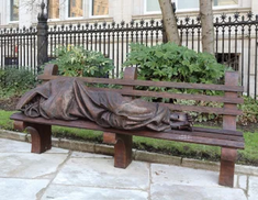 Homeless Jesus by Timothy Schmatz