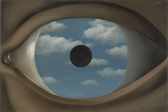 The False Mirror, by René Magritte, 1929, Oil on canvas © Museum of Modern Art, New York