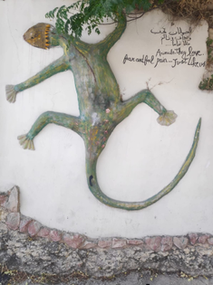 The inscription reads: 'Animals love, fear, and feel pain just like us'