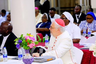 Cardinal Baggio at the Abuja conference