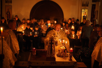 Mass at Three Holy Hierarchs Seminary, Knyazhychi, Kyiv ©ACN