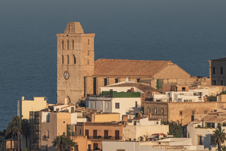 Ibiza Cathedral by A.Savin - FAL Wiki Image