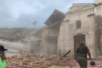 San Sebastián de Maiquetía after earthquake