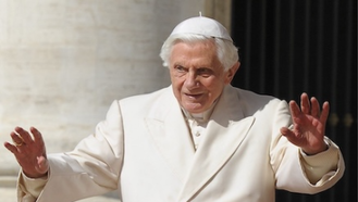 File photo of Pope Benedict XVI during the General Audience,  March 7, 2012. Vatican Media
