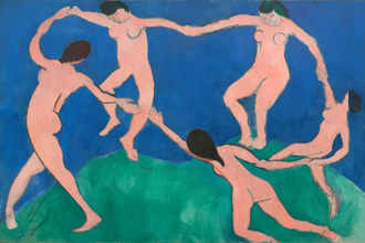 Dance (I), Paris, Boulevard des Invalides, 1909 by Henri Matisse © Museum of Modern Art, New York