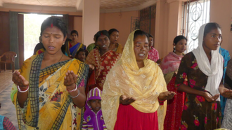 Mass in St Dominic Savio Church, Darafnagar, Krishnagar Diocese © ACN