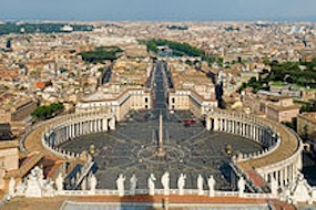 View from St Peter's Basilica ICN/JS
