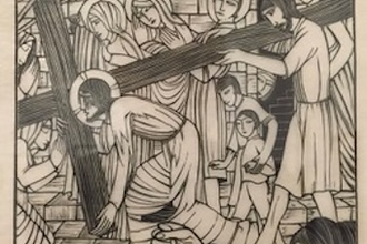 Carrying of the Cross - Eric Gill