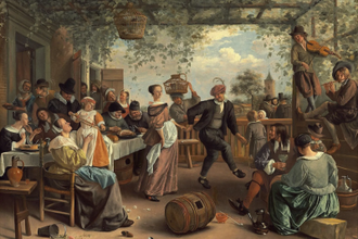 The Dancing Couple, by Jan Steen, 1663 © Widener Collection, National Gallery of Art, Washington
