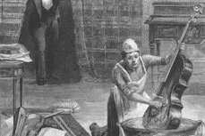 A Spring Cleaning, by Louis Gunnis, for The Illustrated London News, 27 April 1889 © Christian Art