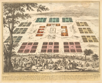 The Twelve Tribes Encamped around the Tabernacle, by Johann Christoph Weigel. Published circa 1700, Nuremberg © Alamy