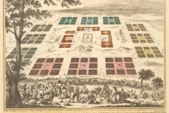 The Twelve Tribes Encamped around the Tabernacle, by Johann Christoph Weigel. Published circa 1700, Nuremberg © Alamy