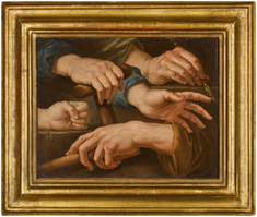 Study of hands, Italian School, 18th century © Sotheby's London, Old Master & 19th Century Paintings Day Auction, Part II, 7 July 2023