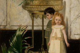 The Broken Flower Pot, by Jan Verhas, 1876 © The Bruce Museum, Greenwich