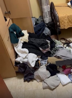 Ransacked Christian home