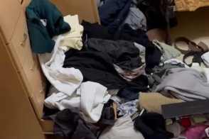 Ransacked Christian home
