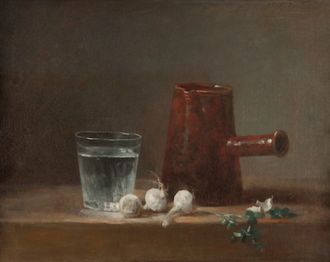 Glass of Water and Coffeepot by Jean-Baptiste-Siméon Chardin, 1761 © Carnegie Museum of Art, Howard A Noble Fund