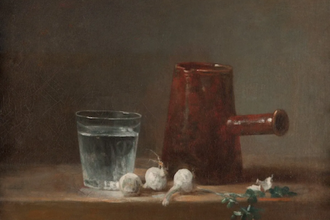 Glass of Water and Coffeepot by Jean-Baptiste-Siméon Chardin, 1761 © Carnegie Museum of Art, Howard A Noble Fund