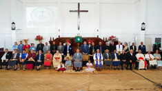 King Tupou VI, the Royal Family, church leaders, government officials, diplomatic representatives loined thousands at the national thanksgiving service. Image: Uniting Church in Australia