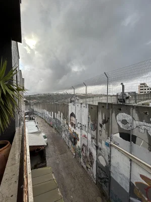 Massive Separation Wall surrounding Bethlehem. Image ICN/JS