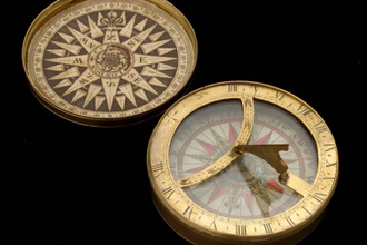 Compass dial,  Made by 'C Stedman London',  1700 © National Maritime Museum, Greenwich, London, Caird Collection
