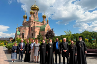 Meeting with Metropolitan Melety of Chernivtsi and Bukovyna, HE Archbishop Sylvester