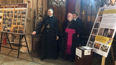 Fr Pavlo Vyshkovsky welcomed Archbishop Paul Gallagher to St Nicholas Church