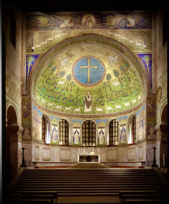 Mosaic of Saint Apollinaris, 6th century, © Sant'Apollinare in Classe, Ravenna