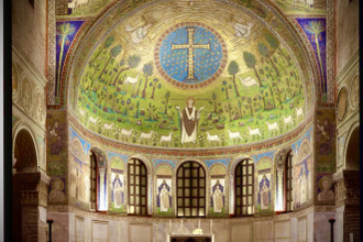 Mosaic of Saint Apollinaris, 6th century, © Sant'Apollinare in Classe, Ravenna