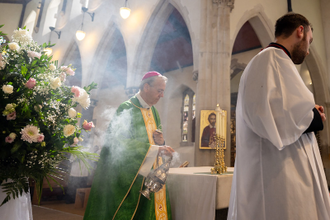 Bishop Hudson at his 40th Jubilee Mass - Image by Ben Davies Native Multimedia