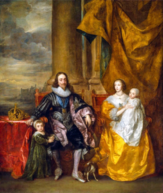 King Charles I and His Family, by Anthony van Dyck , 1632 © Queen's Gallery, Windsor Castle