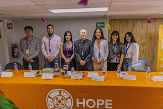 Bishop Mark Seitz with HOPE team