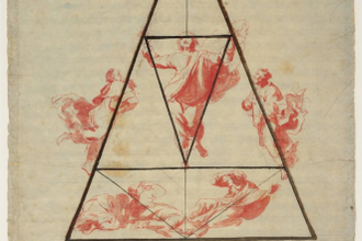 Lecture Diagram 10: Proportion and Design of Part of Raphael's 'Transfiguration' by Joseph Mallord William Turner, 1810. © Tate Britain, London, oart of the Turner Bequest 1856.