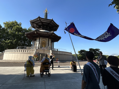 Prayers at the Peace Pagoda -  ICN/JS