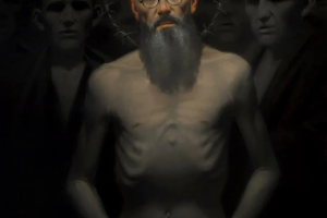 Saint Maximilian Kolbe, Martyr of Charity by Neilson Carlin, 2024 © Neilson Carlin, all rights reserved