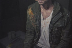 Blurred Lines,  painting by Adam Lupton, 2016. Oil on canvas. © Image courtesy of the artist, Adam Lupton