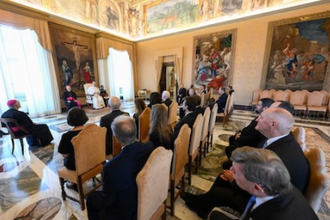 Pope meets SVP USA group - Vatican Media