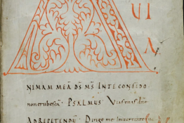 Gradual from St Gallen, MS 359, introit page around 922-925, ink on vellum © St Gallen, Stiftsbibliothek, Cod Sang 359