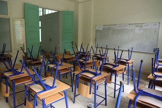 Empty classroom