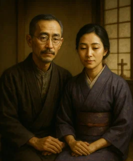 Takashi and Midori Nagai - who were named Servants of God in October 2021.