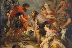 The reconciliation of Jacob and Esau by Peter Paul Rubens